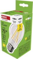 Emos Filament A60 LED izzó 7,8W 1060lm 4000K E27 - Természetes fehér