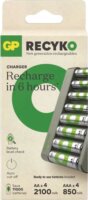 GP B50829 Eco E821 Akkumulátor töltő + 4×AA 2100 + 4×AAA 850 elem