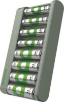 GP B50829 Eco E821 Akkumulátor töltő + 4×AA 2100 + 4×AAA 850 elem