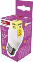 Emos Classic Mini Globe 4,2W 470lm 2700K E27 - Meleg fehér