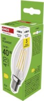 Emos Filament LED Gyertya izzó 3,4W 470lm 4000K E14 - Természetes fehér