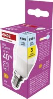 Emos Classic Mini Globe LED izzó 4,2W 470lm 6500K E14 - Hideg fehér