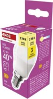 Emos Classic Mini Globe LED izzó 4,2W 470lm 2700K - Meleg fehér