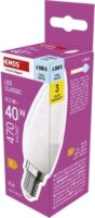Emos Classic LED Gyertya izzó 4,2W 470lm 6500K E14 - Hideg fehér
