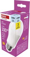 Emos Classic A60 LED izzó 13W 1521lm 6500K E27 - Hideg fehér