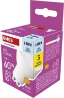 Emos Classic MR16 LED izzó 7W 806lm 6500K GU10 - Hideg fehér