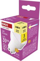 Emos Classic MR16 LED izzó 4W 450lm 3000K GU10 - Meleg fehér