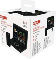 Emos E8010 Vezeték nélküli LCD Meteorológiai Időjárás állomás - Fekete