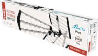 Emos J0907 PROFI EM-P127 Kültéri DVB-T2 LTE/4G/5G Szűrős TV Antenna - Ezüst