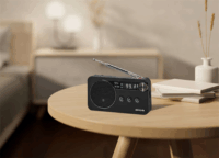 Aiwa RS-77PLL Hordozható Akkus FM PLL Zsebrádió RDS Funkcióval - Fekete