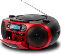 Aiwa BBTC-550RD Boombox Hordozható rádiós CD lejátszó - Piros