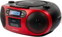 Aiwa BBTC-550RD Boombox Hordozható rádiós CD lejátszó - Piros