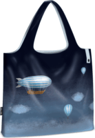 Ars Una Sky Összehajtogatható Bevásárlótáska 22L - Kék mintás