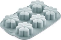 Hane Iris Mix SL-3207 Szilikon muffin sütőforma 6 darabhoz - Vegyes színek