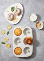 Hane Iris Mix SL-3207 Szilikon muffin sütőforma 6 darabhoz - Vegyes színek