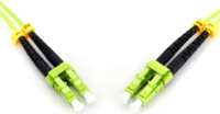 DIGITUS LWL Optikai Patch kábel LC - LC Duplex OM5 10m - Zöld