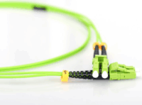 DIGITUS LWL Optikai Patch kábel LC - LC Duplex OM5 10m - Zöld