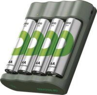 GP B50444 Eco E441+ AA / AAA NiMH Akkumulátor töltő + 4db GP ReCyko elem (2100mAh)
