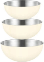 TOO KT-318 Rozsdamentes keverőtál bevonattal 26 cm - Krémszínű