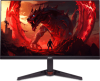Acer Nitro VG240YX1 16:9 FullHD VA Gaming Monitor - Fekete / Piros