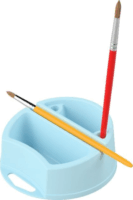 ICO Süni D12 Kétrekeszes Műanyag ecsettál - Többféle