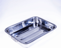 TOO KT-448 Sütőtál grillráccsal és rozsdamentes fedéllel 38 x 28 x 6cm