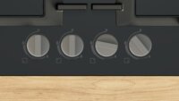 Bosch PNH6B6K40 Beépíthető 4 zónás Gáz Főzőlap - Fekete