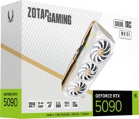 Zotac GeForce RTX 5090 32GB GDDR7 Solid OC Videókártya - Fehér