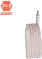 AVAX CB611P USB-C apa - Lightning apa Adat- és töltőkábel 1m - Rózsaszín