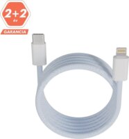 AVAX CB611LB USB-C apa - Lightning apa Adat- és töltőkábel 1m - Kék