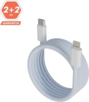 AVAX CB611LB USB-C apa - Lightning apa Adat- és töltőkábel 1m - Kék