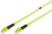 DIGITUS LWL Optikai Patch kábel LC - LC Duplex OM5 2.00m - Zöld