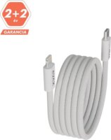 AVAX CB611W USB-C apa - Lightning apa Adat- és töltőkábel 1m - Fehér