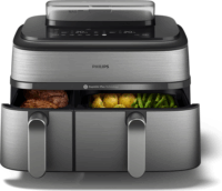 Philips NA555/00 5000 Series AirFryer Okos Forrólevegős sütő 9L / 6L 2750 Watt - Fekete