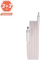 AVAX CB610P USB-C apa - Lightning apa Adat- és töltőkábel 1m - Rózsaszín