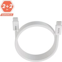 AVAX CB610W USB-C apa - Lightning apa Adat- és töltőkábel 1m - Fehér