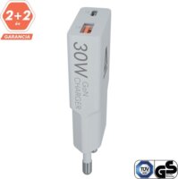 AVAX CH641LB USB-A / USB-C hálózati töltő Hálózati Gyorstöltő Adapter 30W - Kék