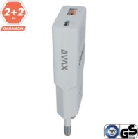 AVAX CH641LB USB-A / USB-C hálózati töltő Hálózati Gyorstöltő Adapter 30W - Kék