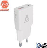 AVAX CH641W USB-A / USB-C hálózati töltő Hálózati Gyorstöltő Adapter 30W - Fehér