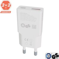 AVAX CH641W USB-A / USB-C hálózati töltő Hálózati Gyorstöltő Adapter 30W - Fehér