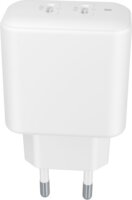 AVAX CH602W 2xUSB-C hálózati töltő Hálózati Gyorstöltő Adapter 45W - Fehér