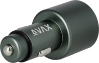 AVAX CC680B USB-A + USB-C Autós gyorstöltő 140W - Fekete