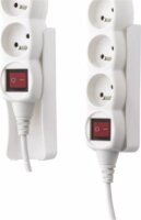 Emos P0004C Fali Hosszabbító tartó 5-6 aljzathoz - Fehér