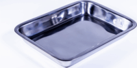 TOO KT-443 Téglalap alakú Rozsdamentes acél Sütőtálca 35x27x4,8 cm - Ezüst