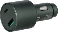 AVAX CC665B USB-A + USB-C Autós gyorstöltő 83W - Fekete