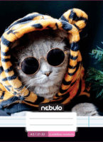 Nebulo Cuki minták II. 32 lapos A5 4. osztályos vonalas füzet - Mintás