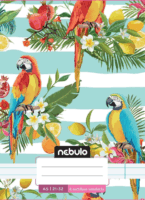 Nebulo Cuki minták II. 32 lapos A5 4. osztályos vonalas füzet - Mintás