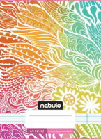Nebulo Cuki minták II. 32 lapos A5 4. osztályos vonalas füzet - Mintás