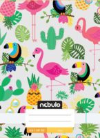 Nebulo Cuki minták A5 32 lapos tűzött sima füzet - Mintás
