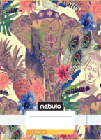 Nebulo Cuki minták A5 32 lapos tűzött sima füzet - Mintás